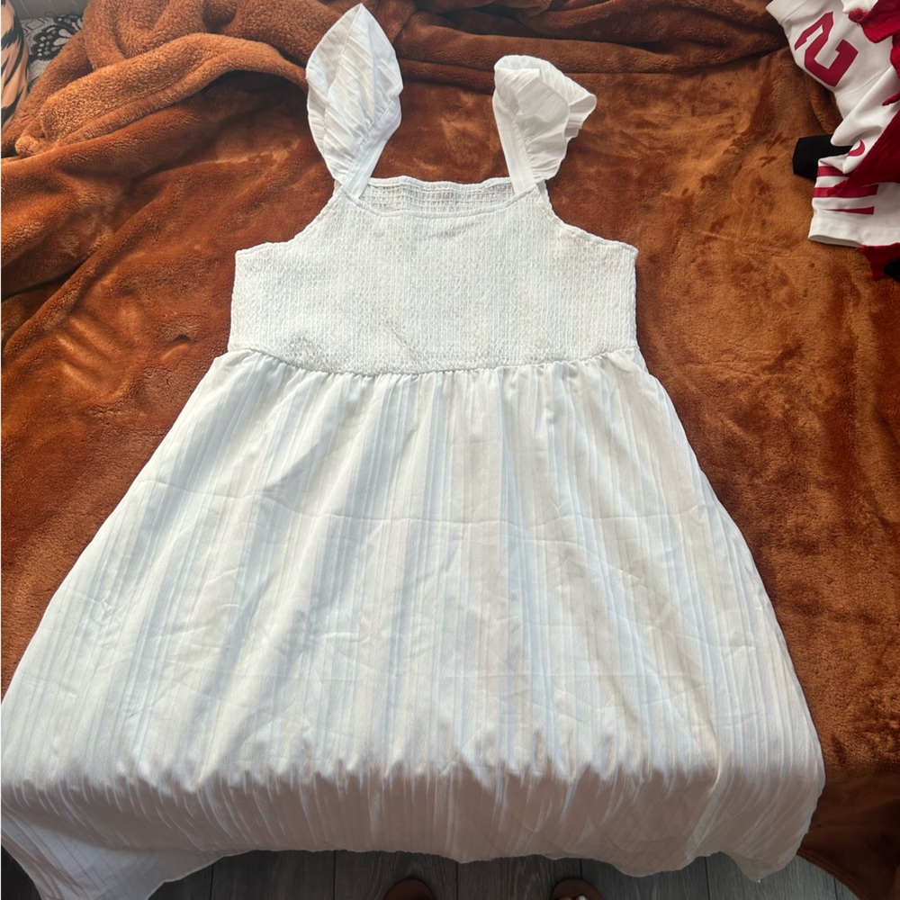 White sun dress